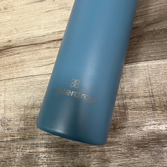 Waterdrop Athletic Hydroflask Stainless Steel Waterbottle Unisex Matt Blue 20oz - Picture 6 of 8